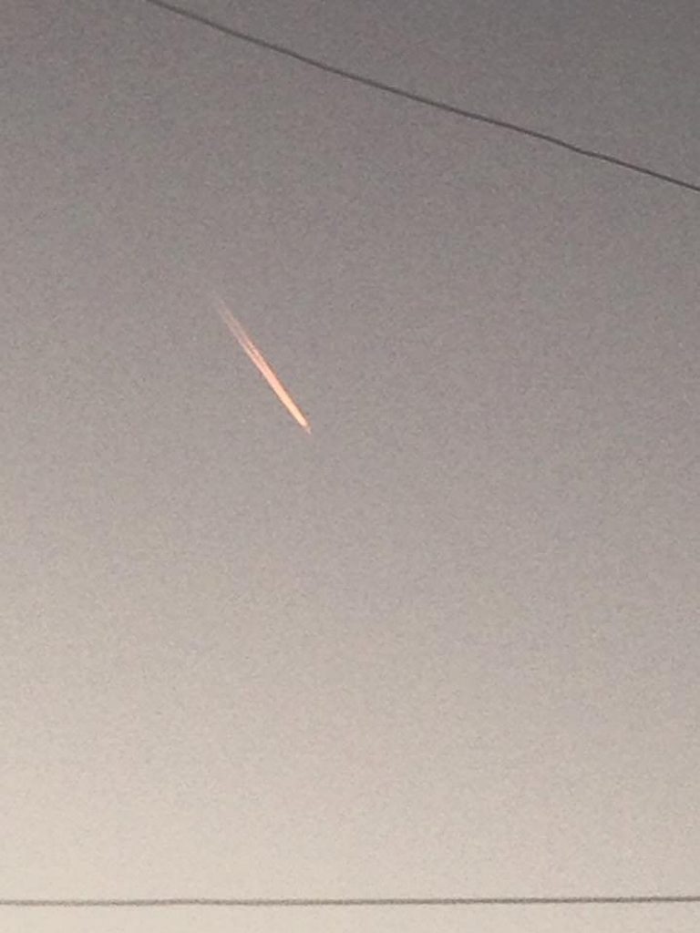Claire Fletcher captured this light over Gympie on Thursday evening. Claire Fletcher captured this light over Gympie on Thursday evening.